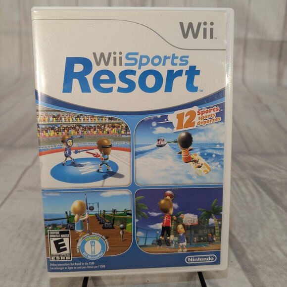 Nintendo Wii Sports Resort Sports &  Fighting Video Game CD for Nintendo Wii CIB - Picture 1 of 9